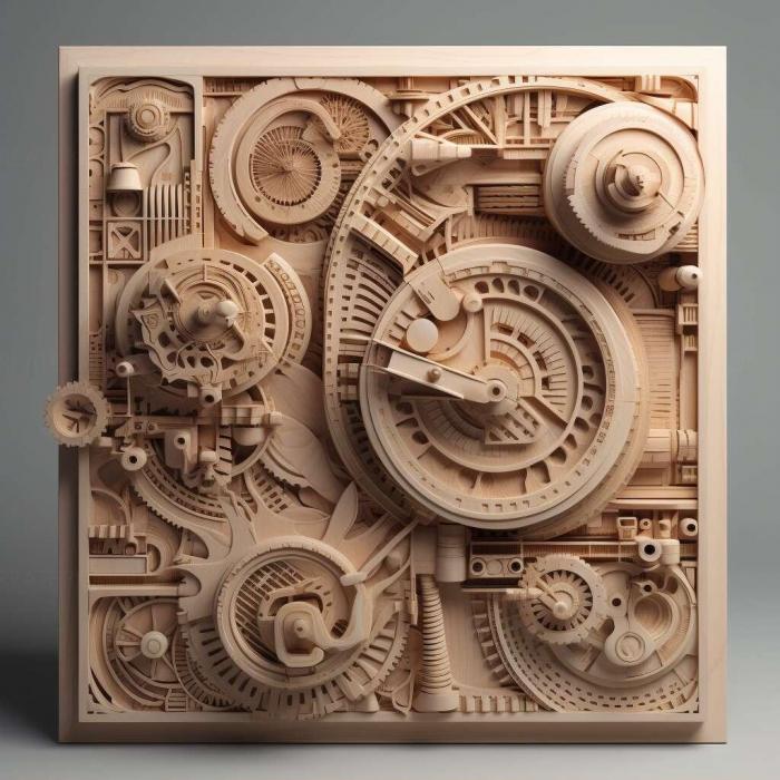 نموذج ثلاثي الأبعاد لآلة CNC 3D Art 